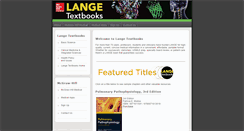 Desktop Screenshot of langetextbooks.com