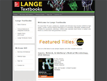 Tablet Screenshot of langetextbooks.com